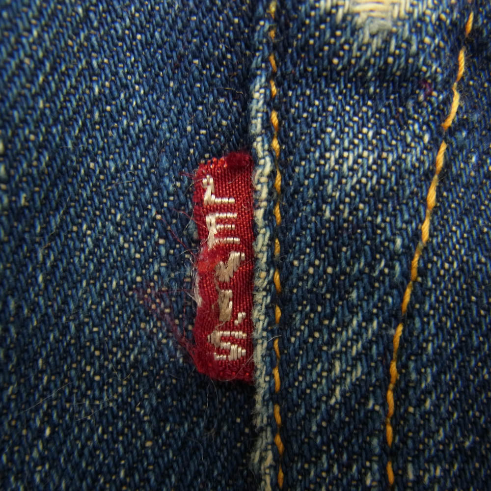 Levi's リーバイス 50s 701XX 片爪コンマ―ジップ 両面タブ ボタン裏ツメ刻 c印 センターループ デニム パンツ インディゴブルー系【中古】