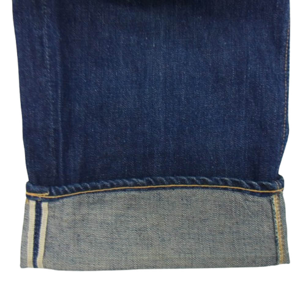 Levi's リーバイス 50s 701XX 片爪コンマ―ジップ 両面タブ ボタン裏ツメ刻 c印 センターループ デニム パンツ インディゴブルー系【中古】