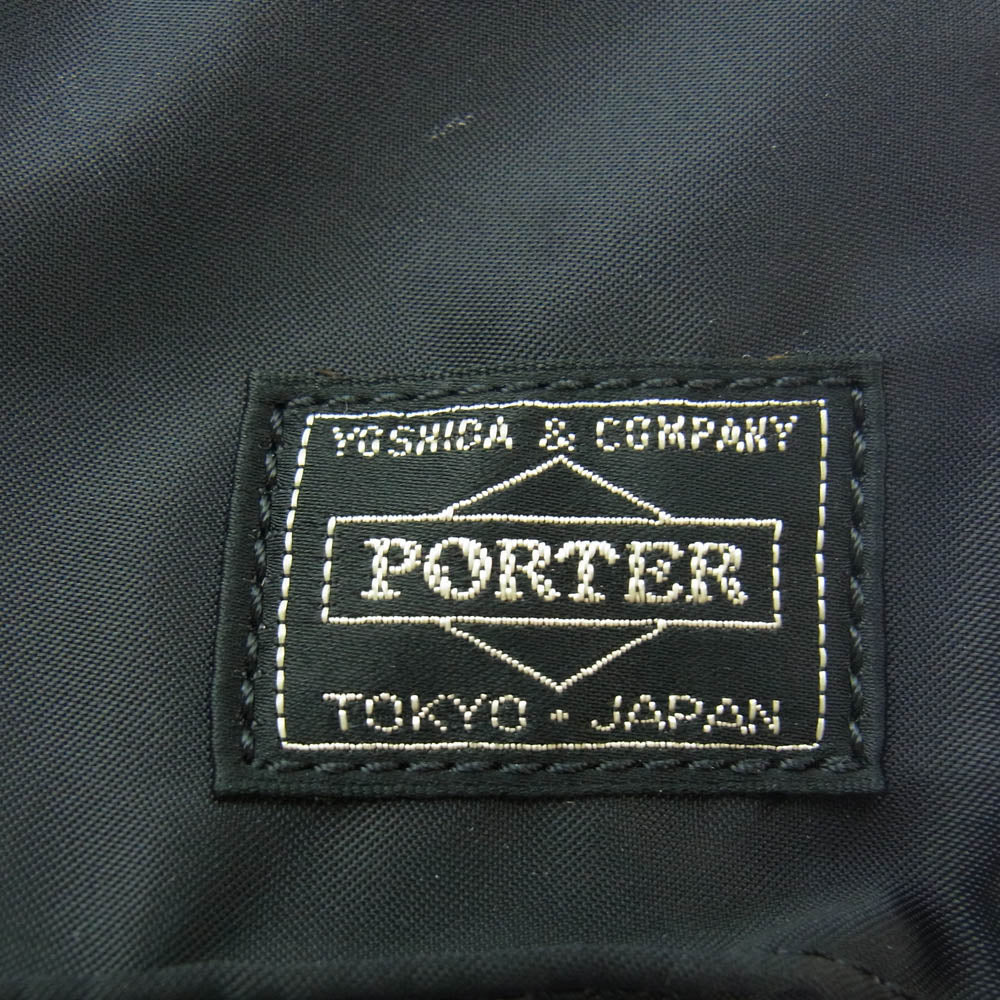 PORTER ポーター PX TANKER 2WAY HELMET BAG S タンカー ヘルメットバッグ ショルダーバッグ スモール ブラック系【美品】【中古】