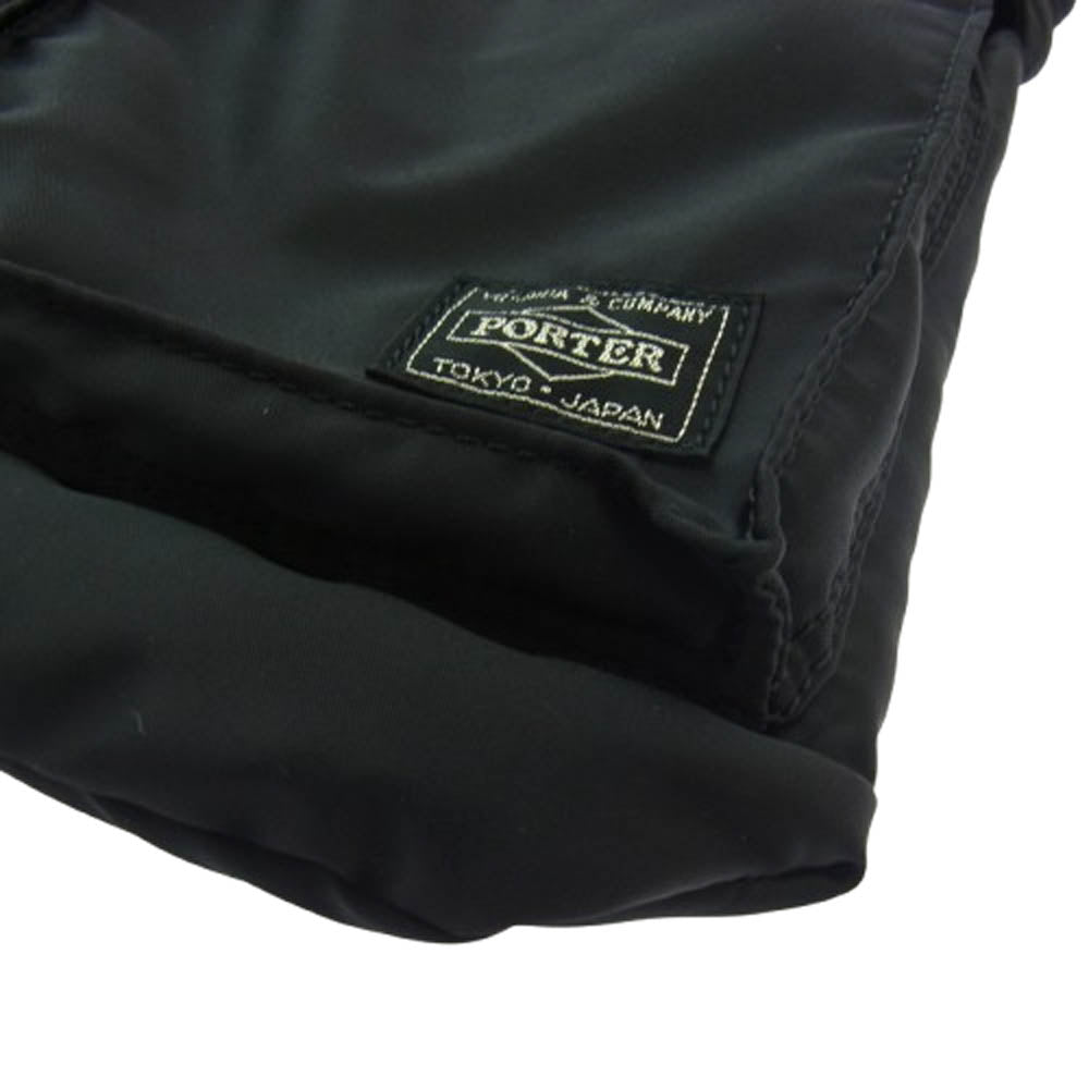 PORTER ポーター PX TANKER 2WAY HELMET BAG S タンカー ヘルメットバッグ ショルダーバッグ スモール ブラック系【美品】【中古】