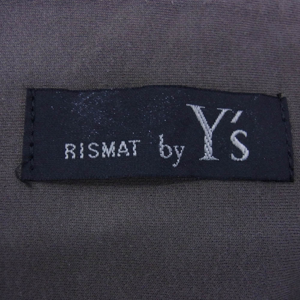 Y's Yohji Yamamoto ワイズ ヨウジヤマモト 20SS YT-K69-048 RISMAT by リスマットバイワイズ 異素材切替 サイドダブルリングベルト ラップスカート カーキ系 2【中古】