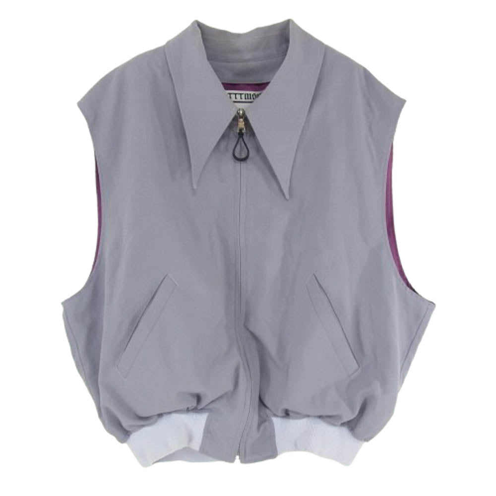 ティー 18AW 18AW-JK-007 Liner docking vest ジップアップ ベスト グレー系 L【中古】