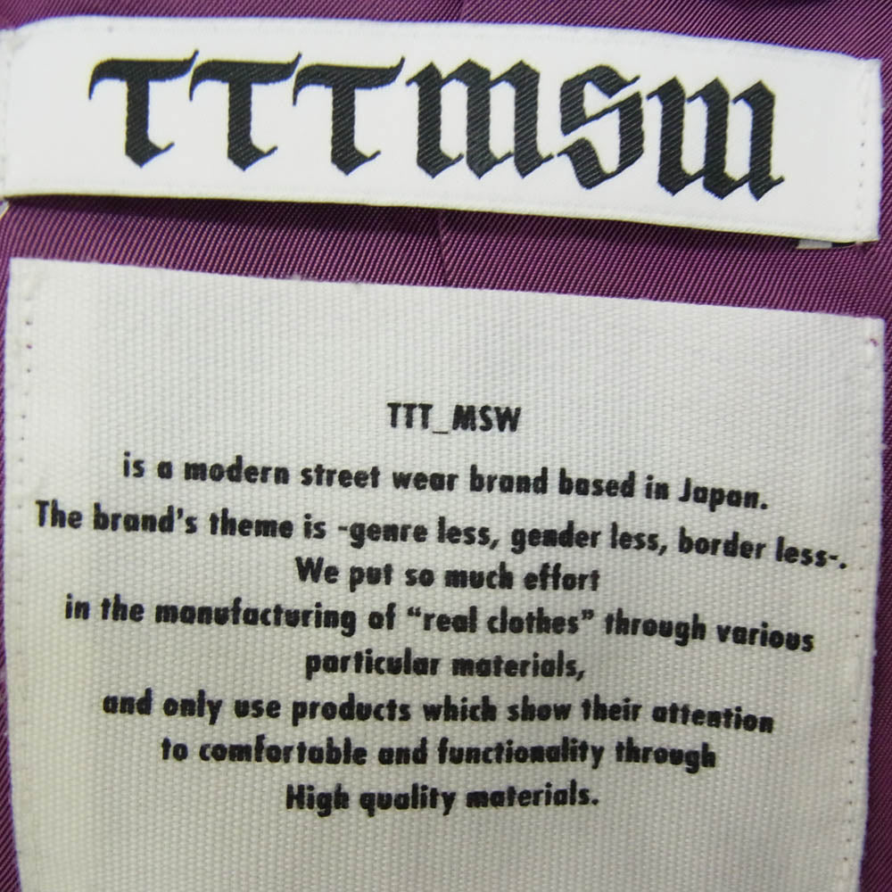 ティー 18AW 18AW-JK-007 Liner docking vest ジップアップ ベスト グレー系 L【中古】