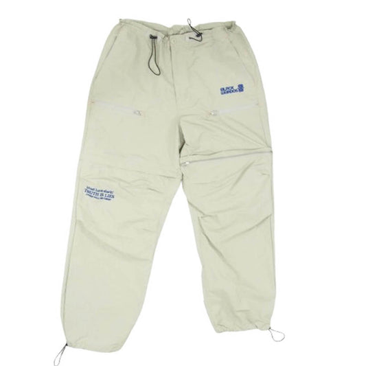 ブラック ウィドー 24SS 24SS-PA01 2WAY NYLON PANTS ロゴ刺繍 ナイロンパンツ ベージュ系 L【中古】