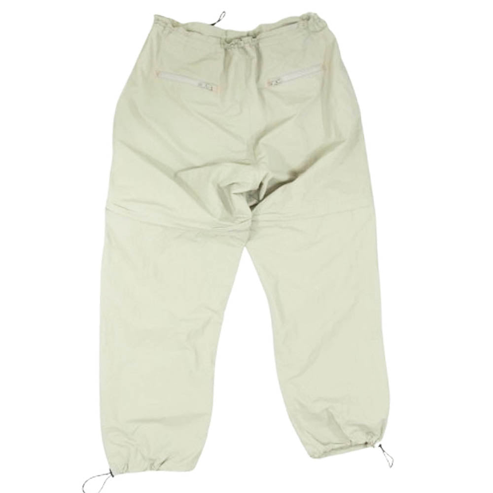 ブラック ウィドー 24SS 24SS-PA01 2WAY NYLON PANTS ロゴ刺繍 ナイロンパンツ ベージュ系 L【中古】