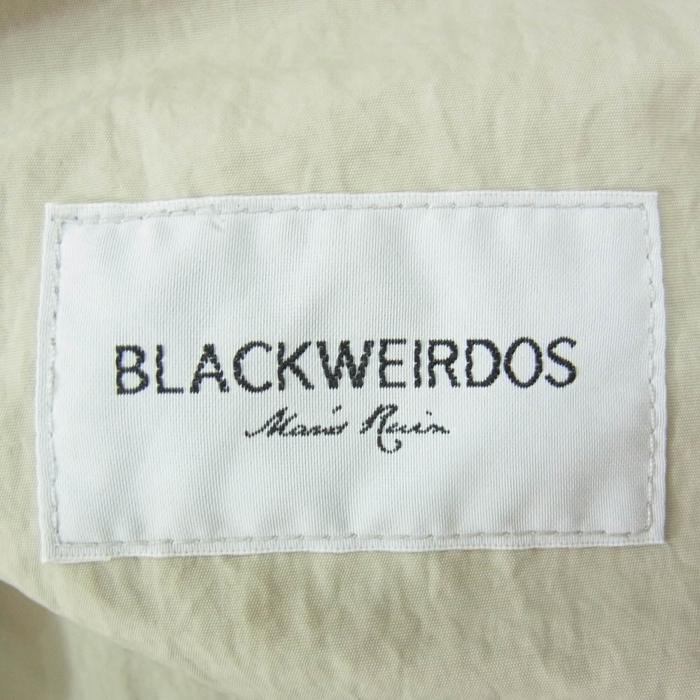 ブラック ウィドー 24SS 24SS-PA01 2WAY NYLON PANTS ロゴ刺繍 ナイロンパンツ ベージュ系 L【中古】