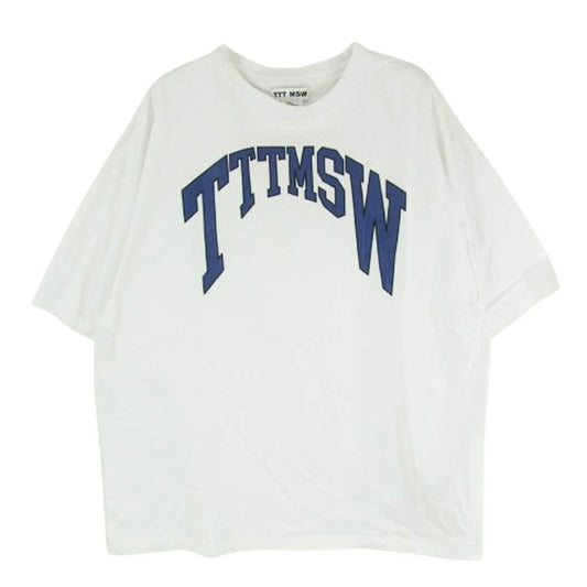 ティー 24AW TTT-CT06 College logo tee カレッジロゴ Tシャツ 半袖カットソー ホワイト系 L【中古】