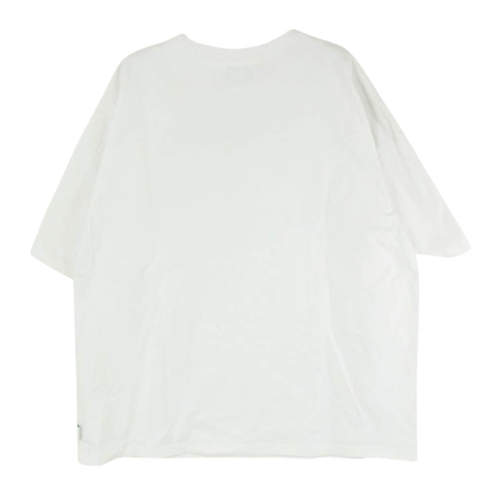 ティー 24AW TTT-CT06 College logo tee カレッジロゴ Tシャツ 半袖カットソー ホワイト系 L【中古】