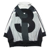 Y-3 Yohji Yamamoto ワイスリー ヨウジヤマモト 19AW FJ0330 Oversized Varsity Track top オーバーサイズ ヴァ―シティ トラックジャケット ブラック系 S【中古】