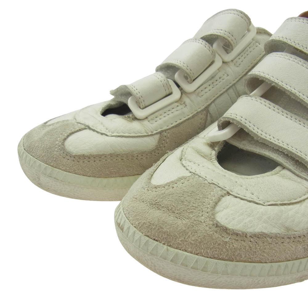 リプロダクションオブファウンド ベルクロ ジャーマントレーナー ミリタリー スニーカー ホワイト系 24cm【中古】