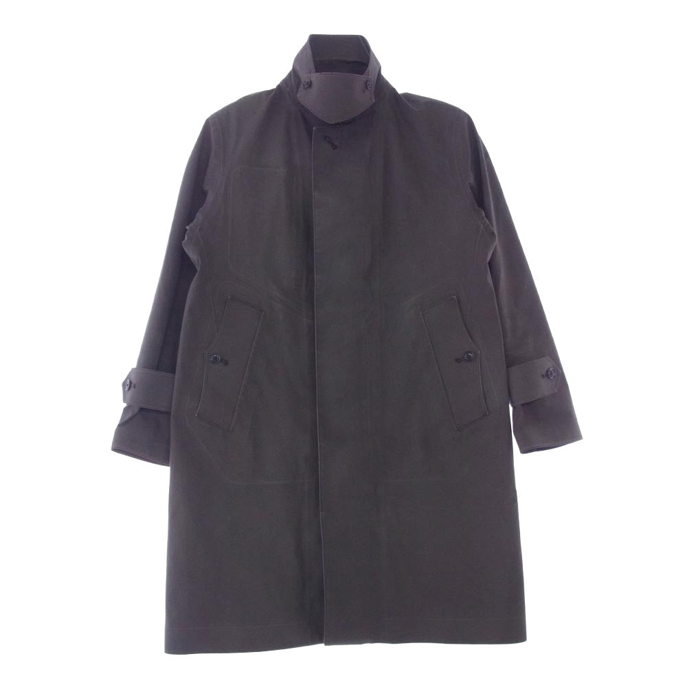 nanamica ナナミカ SUBS703 比翼 ステンカラーコート グレー系 XS【中古】