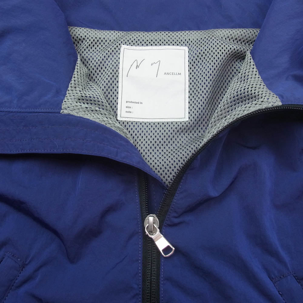 ANCELLM アンセルム ANC-JK45 NYLON PULLOVER JACKET PURPLE ナイロン プルオーバ― ジャケット パープル系 2【中古】