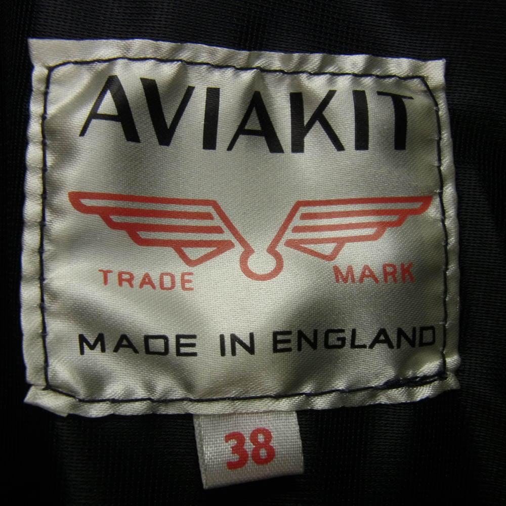 Lewis Leathers ルイスレザー × REAL McCOY'S リアルマッコイズ 441T CYCLONE サイクロン ディアスキン レザー ライダース ジャケット 青系 ハンガー付属 ブルー系 38【美品】【中古】