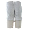 MAISON MARGIELA メゾンマルジェラ 22ライン TABI BOOTS 足袋 タビ アンクル ショート ブーツ ホワイト系 35【中古】
