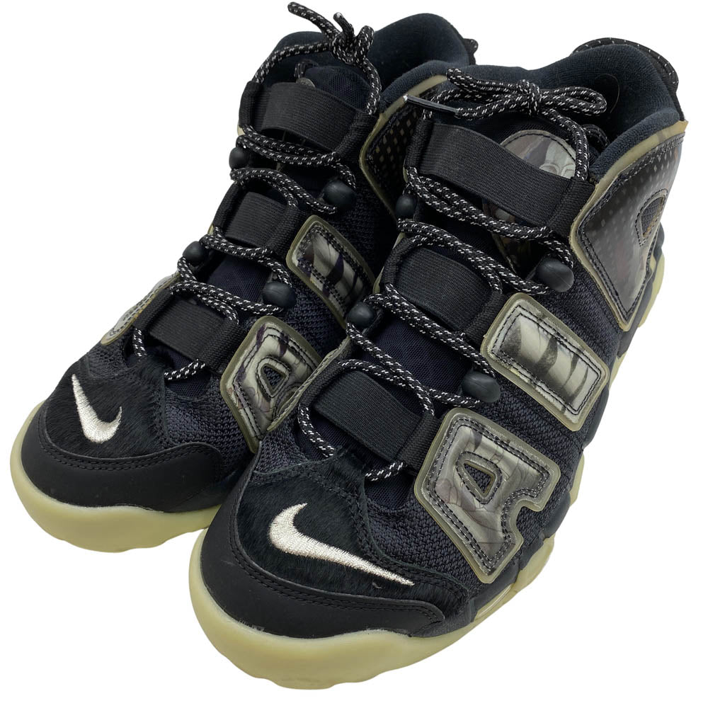 NIKE ナイキ DM6213-045 Air More Uptempo Utagawa Kuniyoshi エアモアアップテンポ モアテン 歌川国芳 浮世絵 スニーカー ブラック系 27.5cm【中古】
