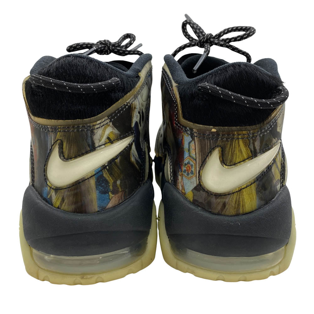 NIKE ナイキ DM6213-045 Air More Uptempo Utagawa Kuniyoshi エアモアアップテンポ モアテン 歌川国芳 浮世絵 スニーカー ブラック系 27.5cm【中古】