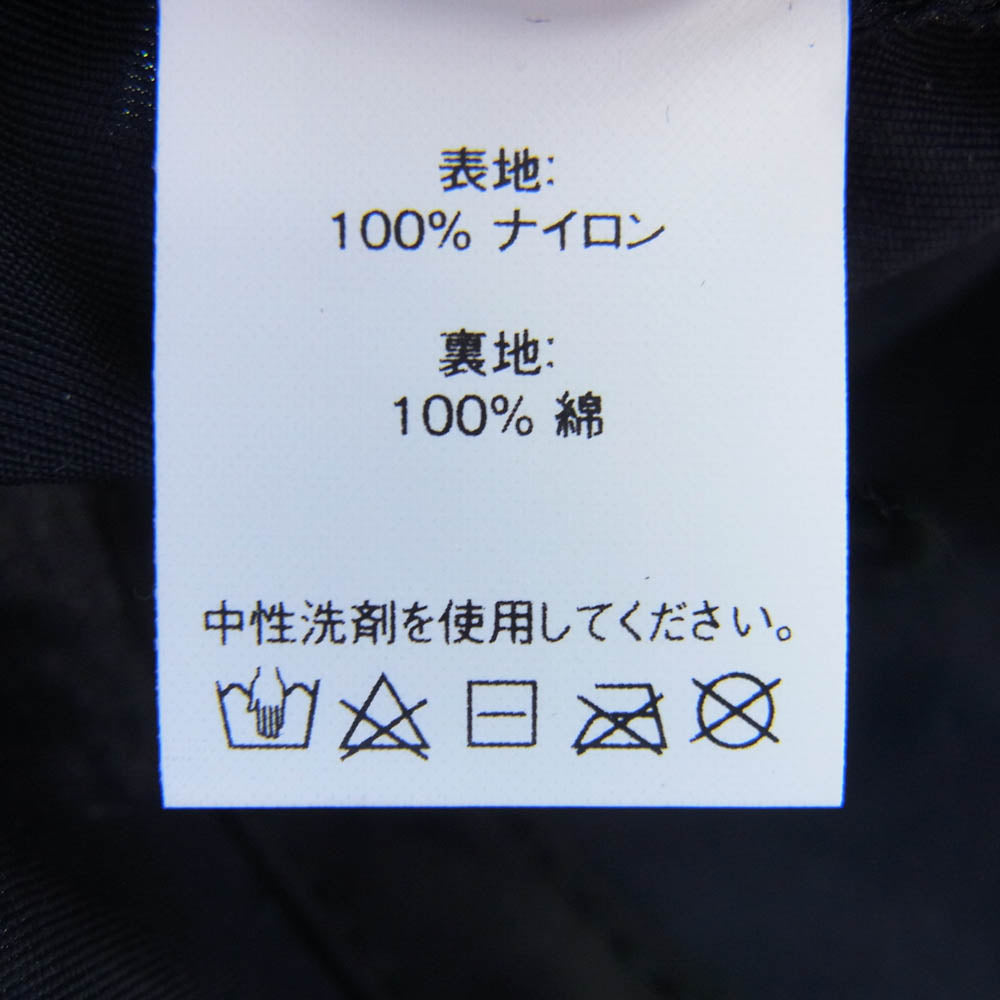 Supreme シュプリーム 21SS visor Logo 6-Panel バイザーロゴ ナイロン 6パネル キャップ 帽子 ブラック系【中古】