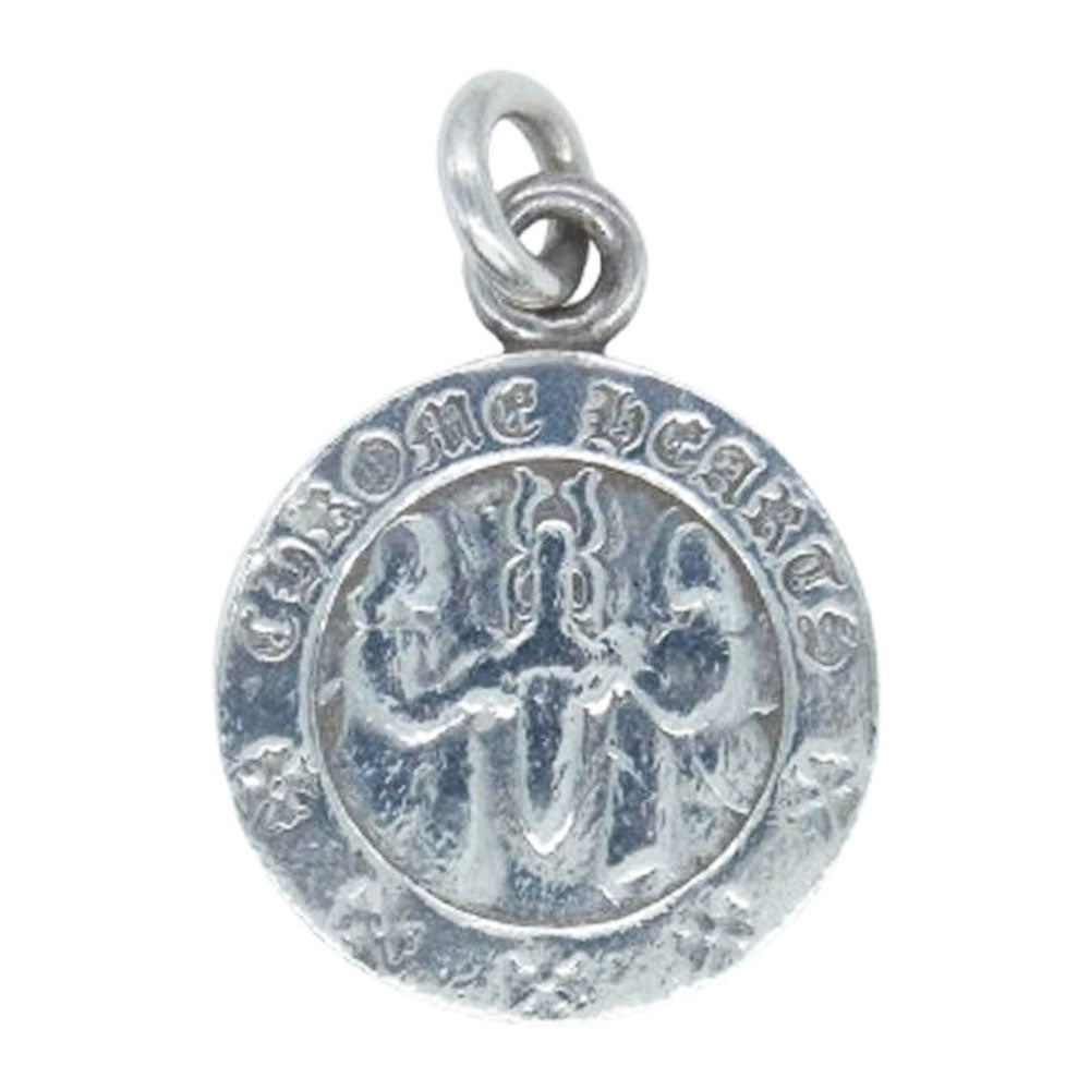CHROME HEARTS クロムハーツ（原本無） CHRM ANGL MDL V2 エンジェルメダル チャーム ペンダントトップ シルバー系【中古】