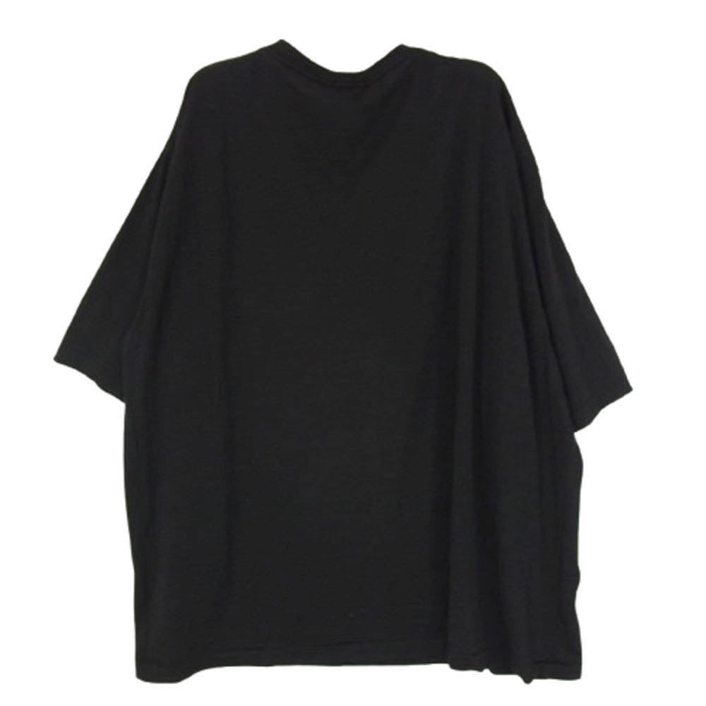 COMOLI コモリ 25SS B01-05016 サマーウール 半袖 Tシャツ ブラック系 3【中古】