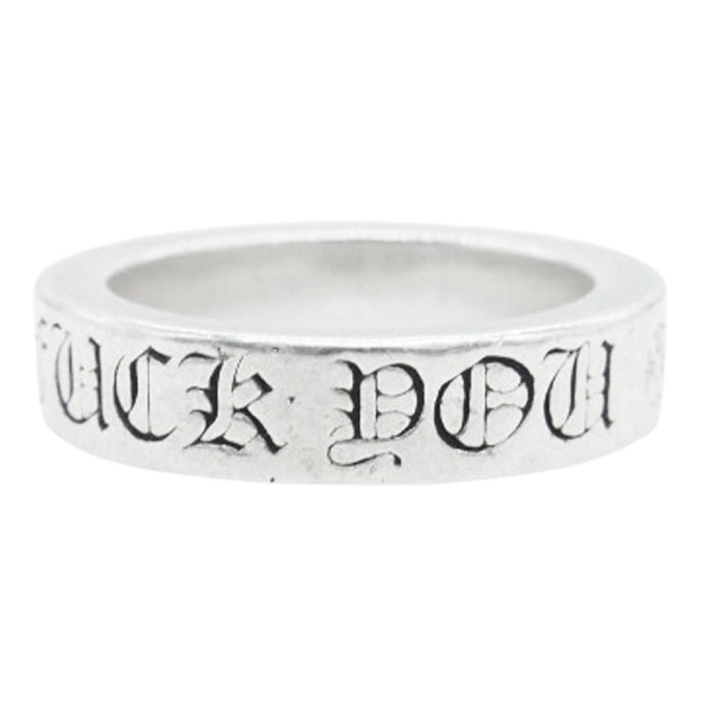 CHROME HEARTS クロムハーツ（原本無） 6mm SPACER FUCKYOU スペーサー ファックユー リング シルバー系 19.5号【中古】