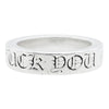CHROME HEARTS クロムハーツ（原本無） 6mm SPACER FUCKYOU スペーサー ファックユー リング シルバー系 19.5号【中古】