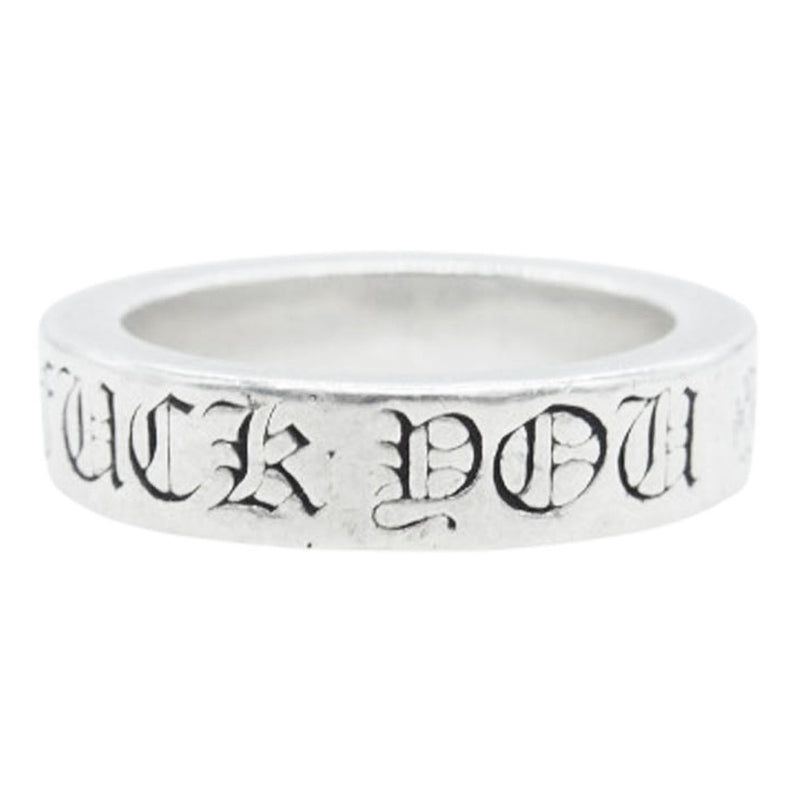 CHROME HEARTS クロムハーツ（原本無） 6mm SPACER FUCKYOU スペーサー ファックユー リング シルバー系 19.5号【中古】