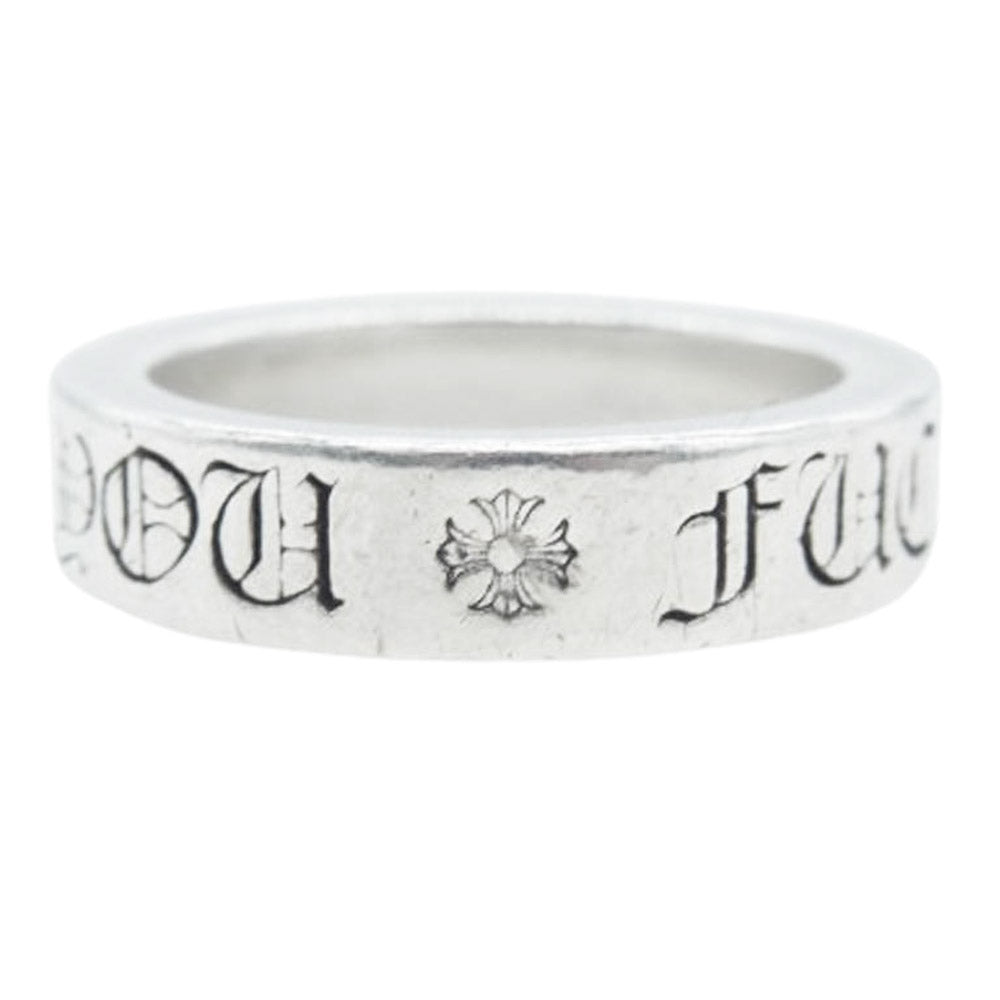 CHROME HEARTS クロムハーツ（原本無） 6mm SPACER FUCKYOU スペーサー ファックユー リング シルバー系 19.5号【中古】