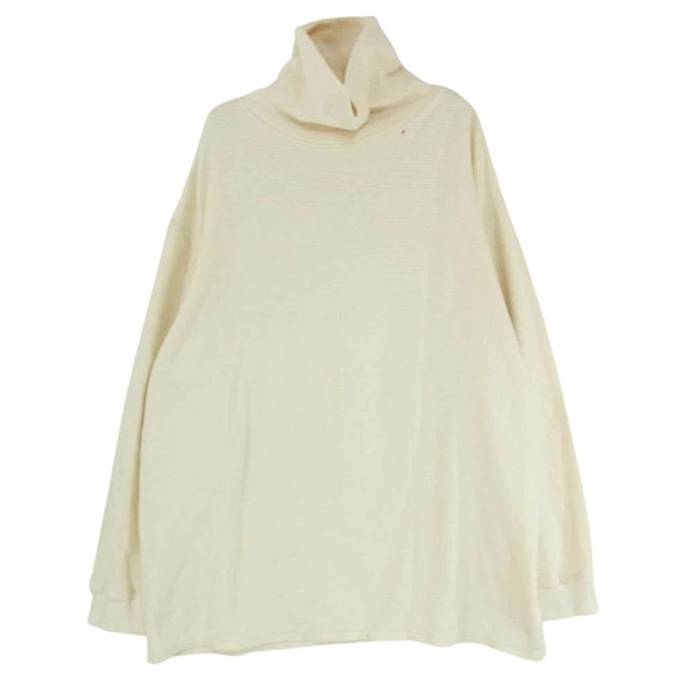 PORTER CLASSIC ポータークラシック H/W THERMAL TURTLENECK サーマル タートルネック 長袖 カットソー オフホワイト系 M【中古】