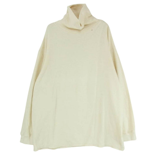 PORTER CLASSIC ポータークラシック H/W THERMAL TURTLENECK サーマル タートルネック 長袖 カットソー オフホワイト系 M【中古】