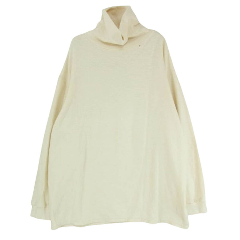 PORTER CLASSIC ポータークラシック H/W THERMAL TURTLENECK サーマル タートルネック 長袖 カットソー オフホワイト系 M【中古】