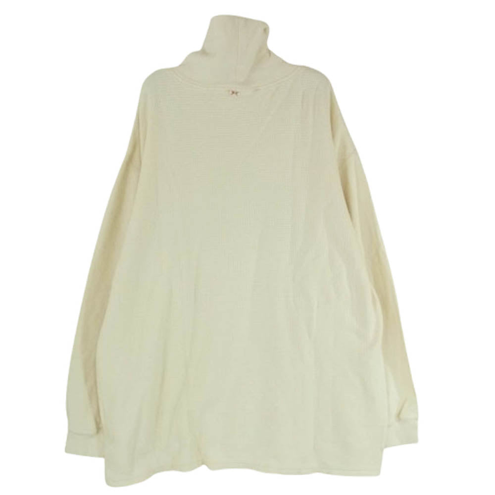 PORTER CLASSIC ポータークラシック H/W THERMAL TURTLENECK サーマル タートルネック 長袖 カットソー オフホワイト系 M【中古】