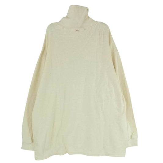 PORTER CLASSIC ポータークラシック H/W THERMAL TURTLENECK サーマル タートルネック 長袖 カットソー オフホワイト系 M【中古】