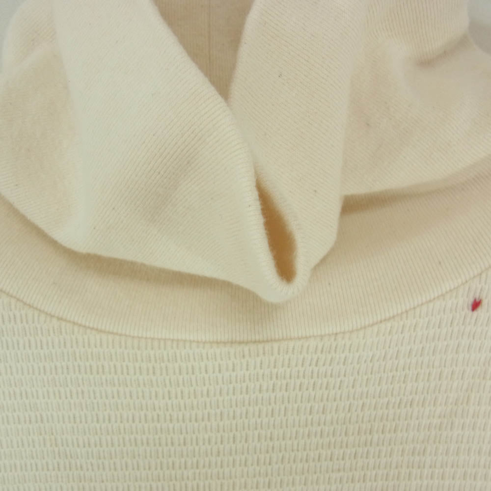 PORTER CLASSIC ポータークラシック H/W THERMAL TURTLENECK サーマル タートルネック 長袖 カットソー オフホワイト系 M【中古】