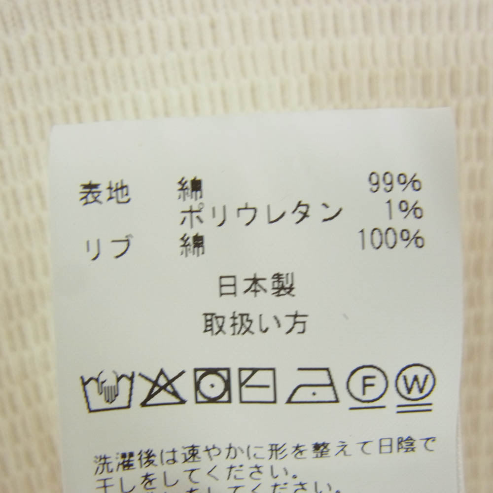 PORTER CLASSIC ポータークラシック H/W THERMAL TURTLENECK サーマル タートルネック 長袖 カットソー オフホワイト系 M【中古】