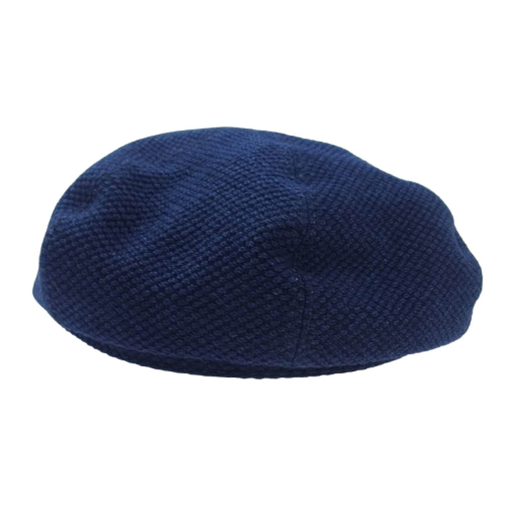 PORTER CLASSIC ポータークラシック PC KENDO CASQUETTE W/SILVER BUTTON 剣道 ケンドー キャスケット 帽子 ネイビー系【中古】