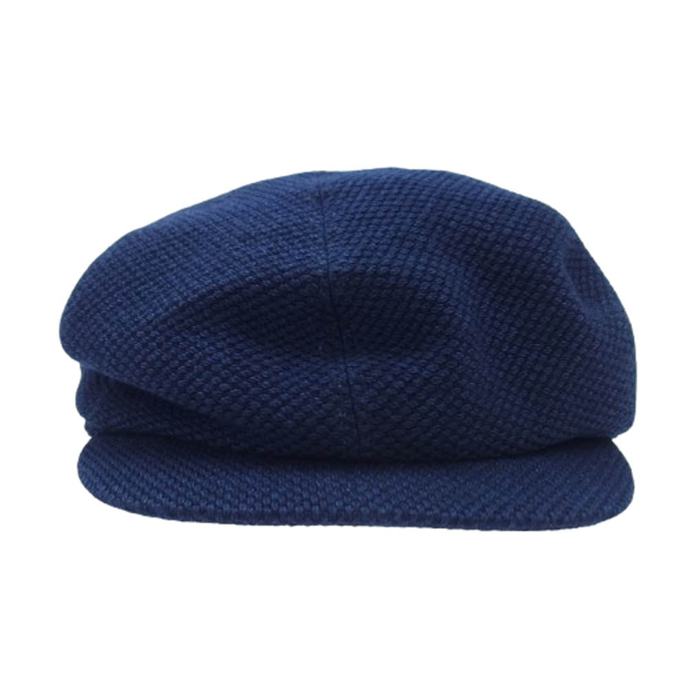 PORTER CLASSIC ポータークラシック PC KENDO CASQUETTE W/SILVER BUTTON 剣道 ケンドー キャスケット 帽子 ネイビー系【中古】