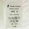 PORTER CLASSIC ポータークラシック GAUZE BASEBALL SHIRT コットンガーゼ ベースボールシャツ ホワイト系 M【中古】
