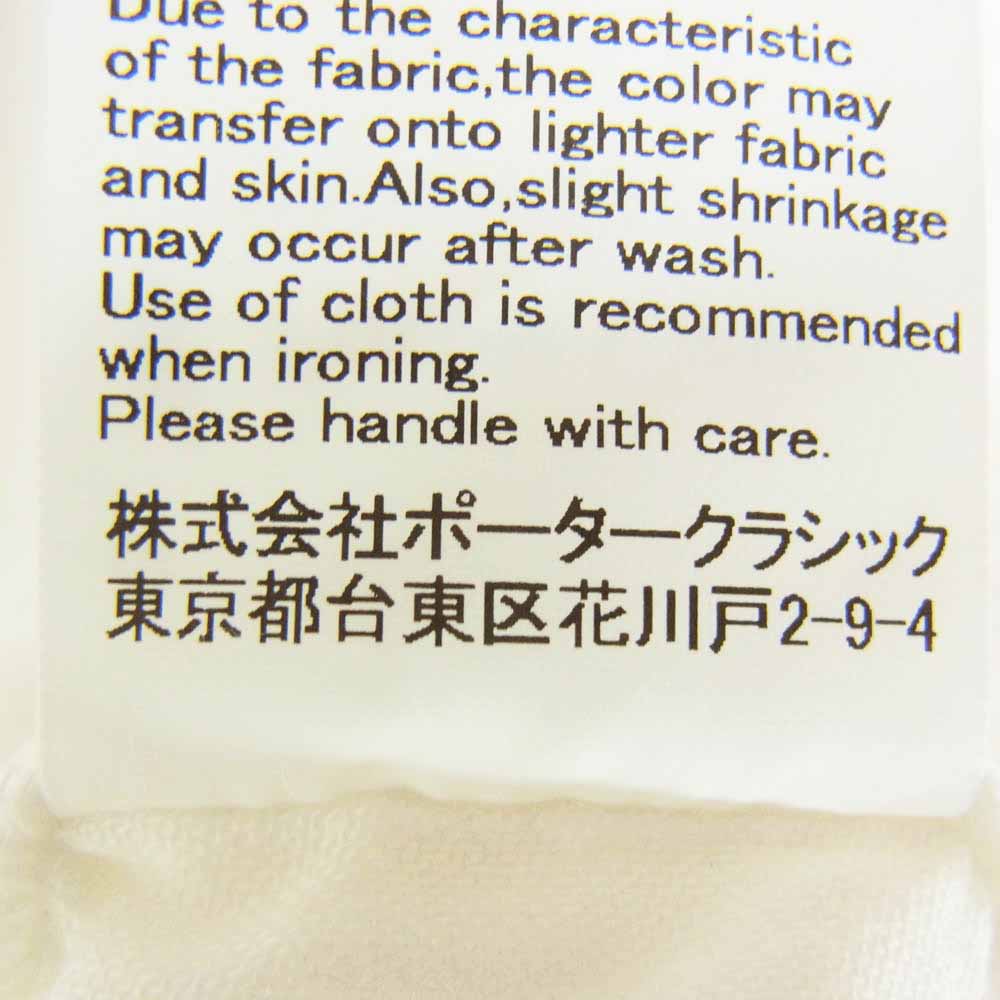 PORTER CLASSIC ポータークラシック GAUZE BASEBALL SHIRT コットンガーゼ ベースボールシャツ ホワイト系 M【中古】