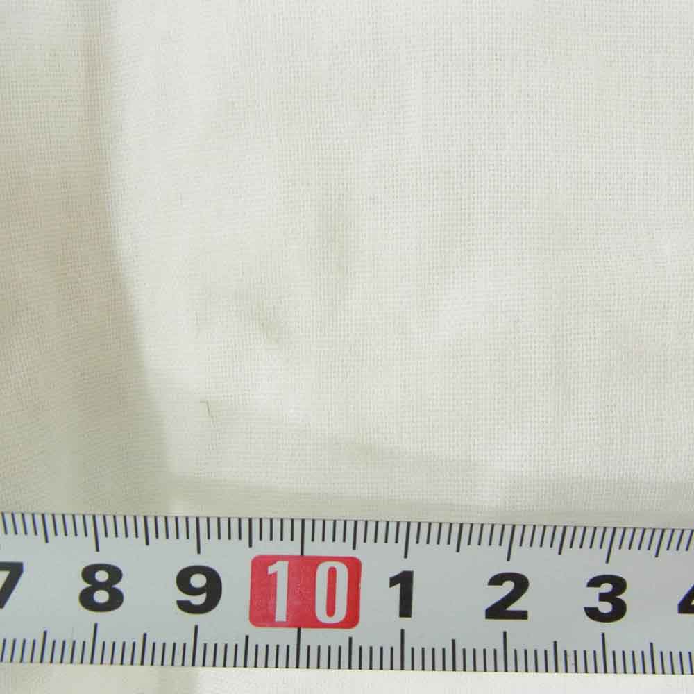 PORTER CLASSIC ポータークラシック GAUZE BASEBALL SHIRT コットンガーゼ ベースボールシャツ ホワイト系 M【中古】