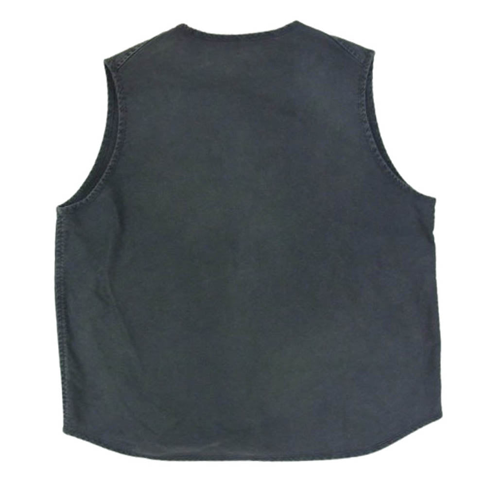 PORTER CLASSIC ポータークラシック VINTAGE TRAVELER PULLOVER VEST CUSTOM (MOLESKIN) ヴィンテージ トラベラー プルオーバー ベスト ブラック系 2【中古】