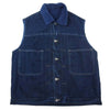 PORTER CLASSIC ポータークラシック STEINBECK DENIM BOA VEST スタインベック デニム ボア フリース ベスト インディゴブルー系 M【中古】