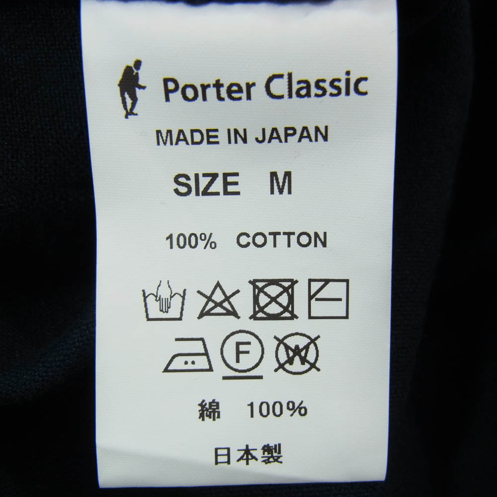 PORTER CLASSIC ポータークラシック CORDUROY MOLESKIN HYBRID PANTS コーデュロイモールスキンハイブリッド ダブルニーパンツ ネイビー系 M【中古】