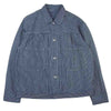 PORTER CLASSIC ポータークラシック STEINBECK HICKORY STRIPE JACKET スタインベックヒッコリーストライプジャケット インディゴブルー系 L【中古】