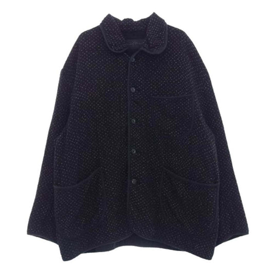 PORTER CLASSIC ポータークラシック NEW SASHIKO FRENCH JACKET 刺し子 ニューサシコ フレンチジャケット ブラック系 2【中古】