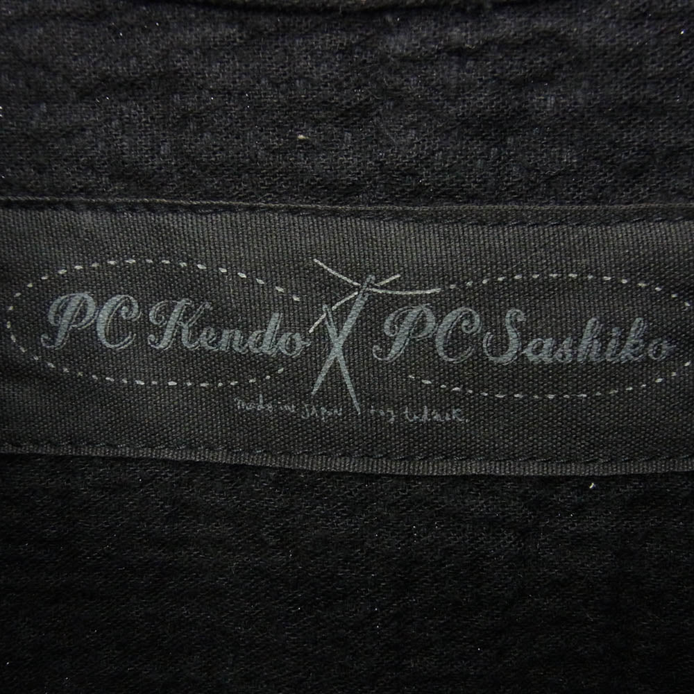 PORTER CLASSIC ポータークラシック NEW SASHIKO FRENCH JACKET 刺し子 ニューサシコ フレンチジャケット ブラック系 2【中古】