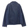 PORTER CLASSIC ポータークラシック PC RIDERS JACKET W/LOVE&PEACE SILVER ダブルライダース ジャケット ラブアンドピース ブルー系 L【中古】