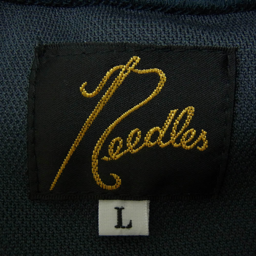 Needles ニードルス 25SS QV1538 STUDIOUS別注 Track Jacket パピヨン刺繍 サイドライン トラックジャケット モスグリーン系 L【中古】