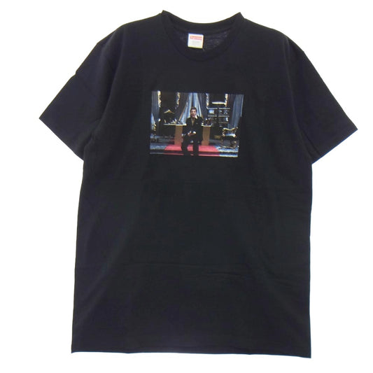 Supreme シュプリーム 17AW Friend Tee Scarface スカーフェイス プリント 半袖Tシャツ ブラック系 L【中古】