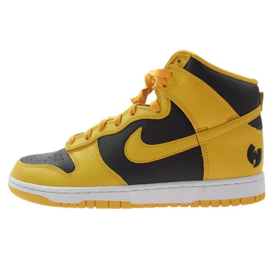 NIKE ナイキ HJ4320-001 Wu-Tang Clan Dunk High Retro PRM ウータンクラン ダンク ハイ レトロ スニーカー ブラック系 イエロー系 28.5cm【新古品】【未使用】【中古】