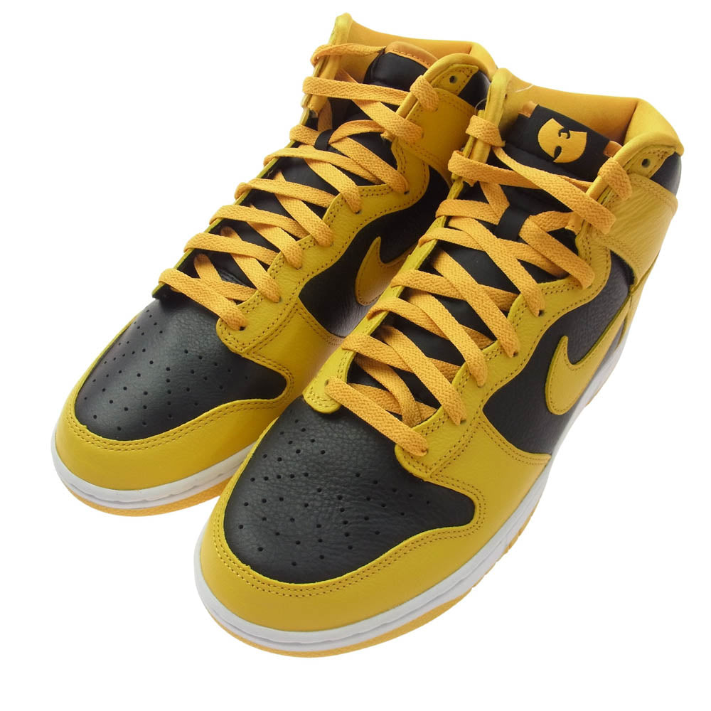 NIKE ナイキ HJ4320-001 Wu-Tang Clan Dunk High Retro PRM ウータンクラン ダンク ハイ レトロ スニーカー ブラック系 イエロー系 28.5cm【新古品】【未使用】【中古】